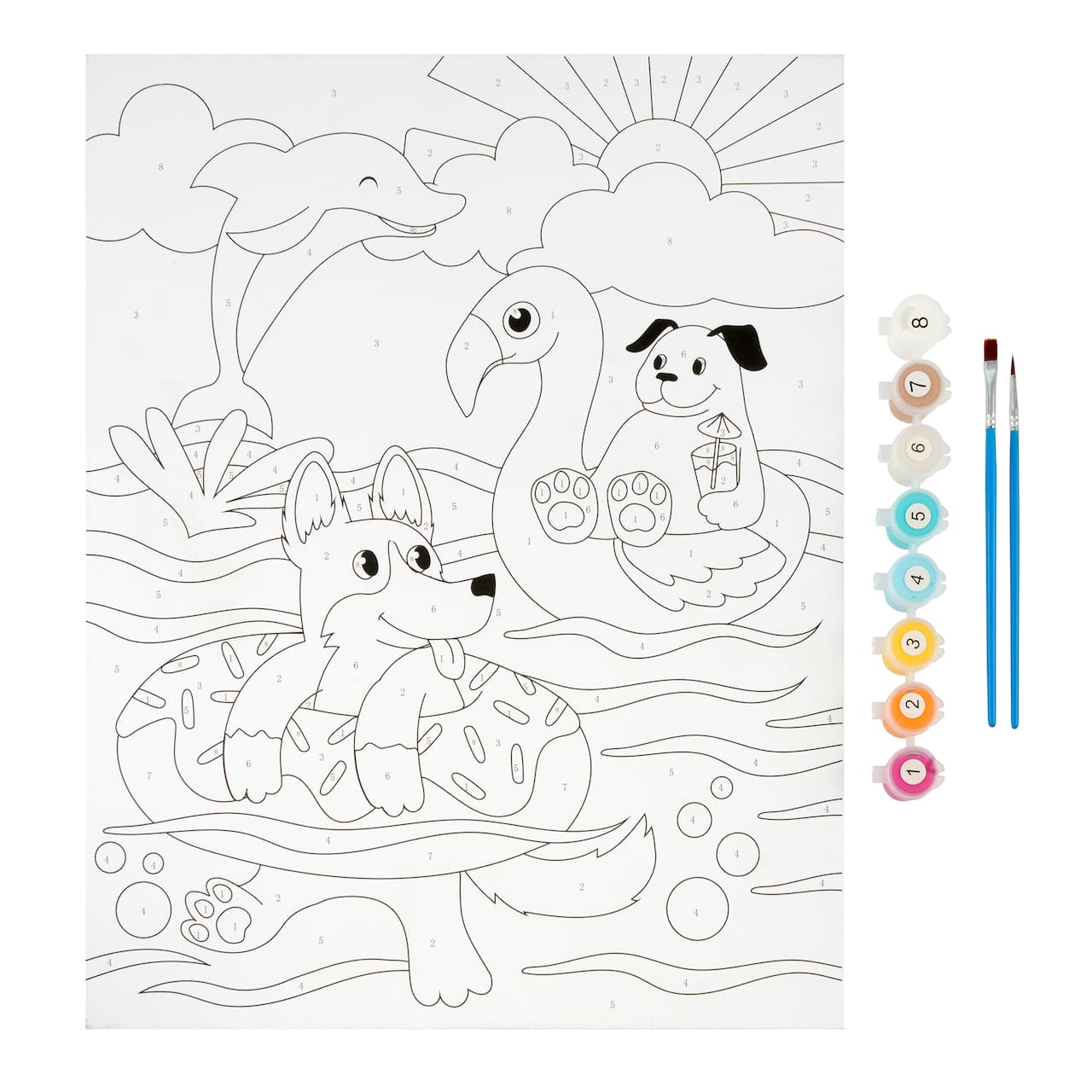 Ocean Fun Paint By Number Kit By Creatology Michaels ocean-fun-paint-by-number-kit-by-creatology-michaels